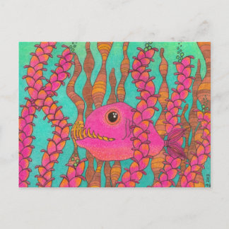 Fish with Big Teeth! Postcard
