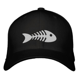 Fishbone Embroidered Hat