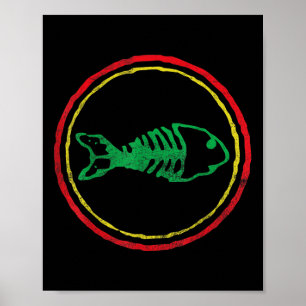 Fishbones Ska Punk Mens Womens Mothers Fathers Day Poster