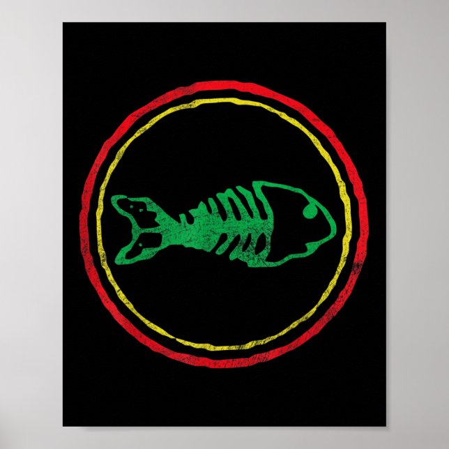 Fishbones Ska Punk Mens Womens Mothers Fathers Day Poster (Front)