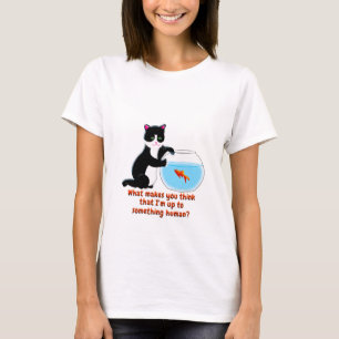 Fishbowl Cat T-Shirt