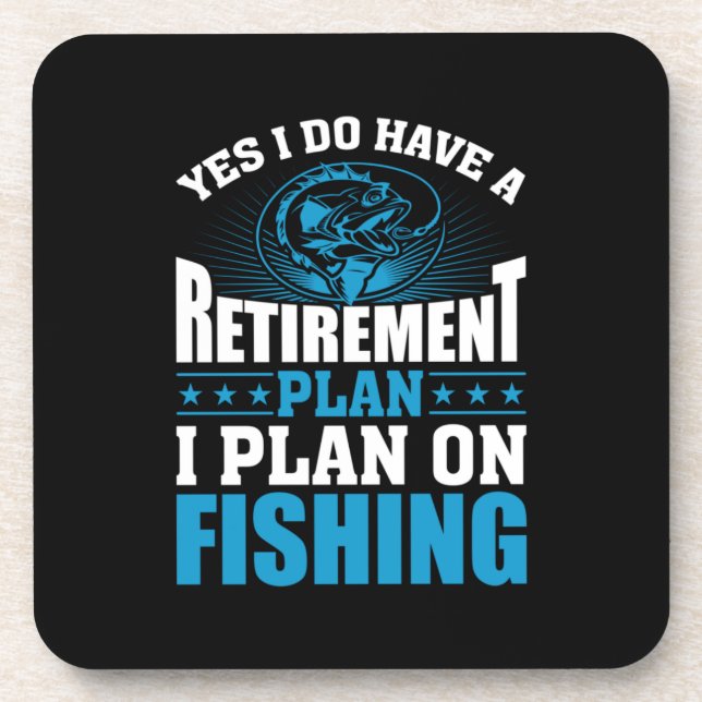 Fisher Art I Plan On Fishing Coaster (Front)