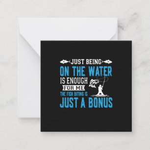 Fisher Art Just Being On The Water Card