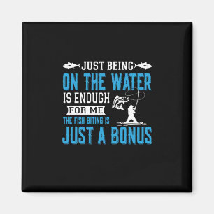 Fisher Art Just Being On The Water Magnet