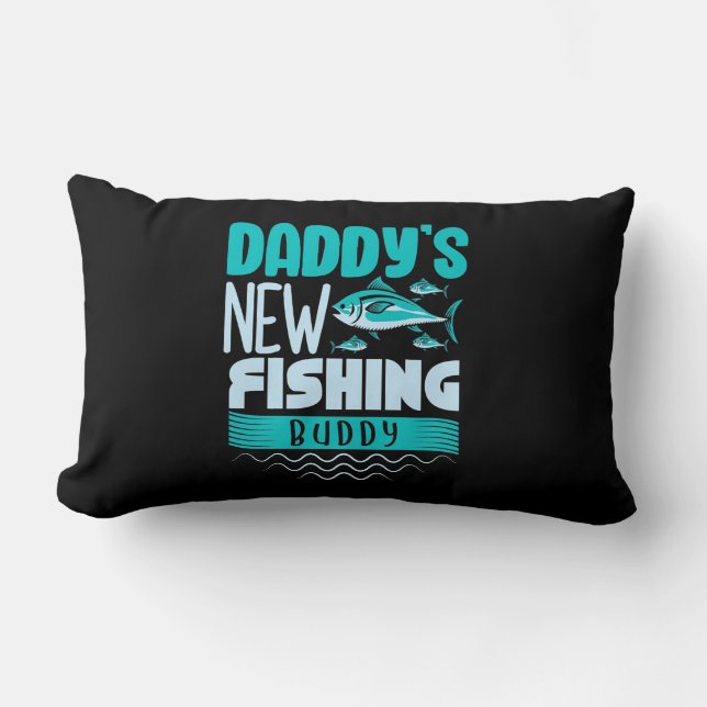 Fisher Daddy New Fishing Buddy Lumbar Cushion (Front)