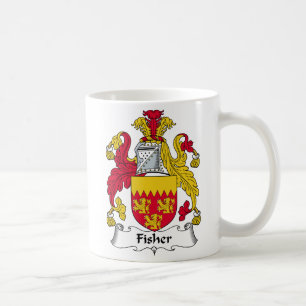Fisher Family Crest Coffee Mug