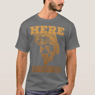 Fisher Fish Fishing Come Fishi Fish Angler  T-Shirt