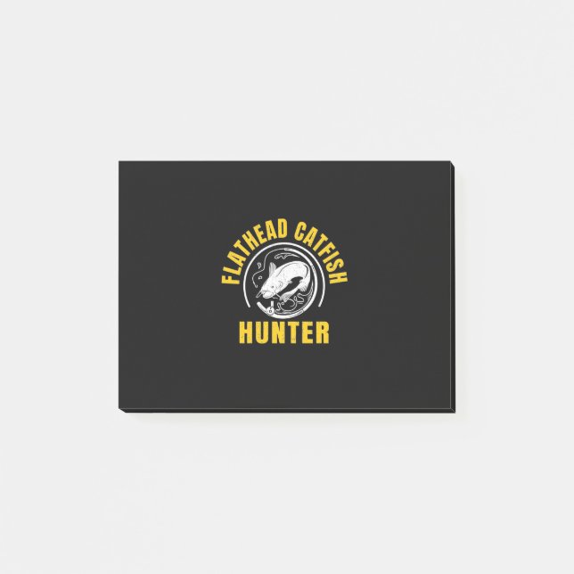 Fisher Freshwater Catfish Hunter Post-it Notes (Front)