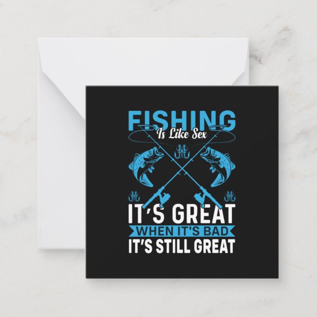 Fisher Gift Fishing Is Great Card (Front)