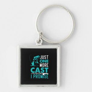Fisher Gift Just One More Fish I Promise Key Ring