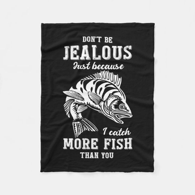 Fisher Gift More Fish Than You Fleece Blanket (Front)