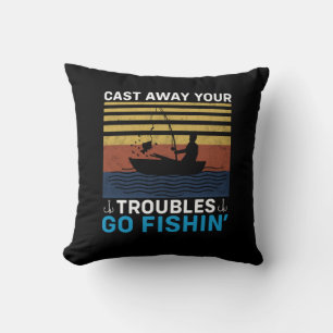 Fisher Go Fishing Cushion