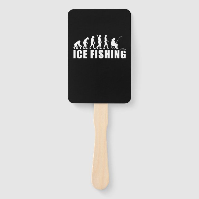 Fisher Ice Fishing Evolution Hand Fan (Front)