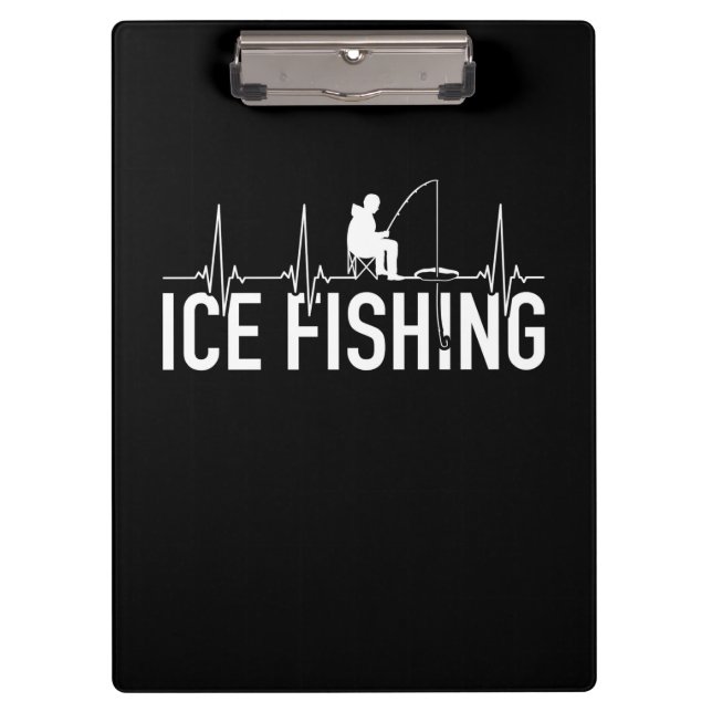 Fisher Ice Fishing Heartbeat Clipboard (Front)