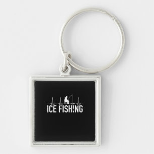 Fisher Ice Fishing Heartbeat Key Ring
