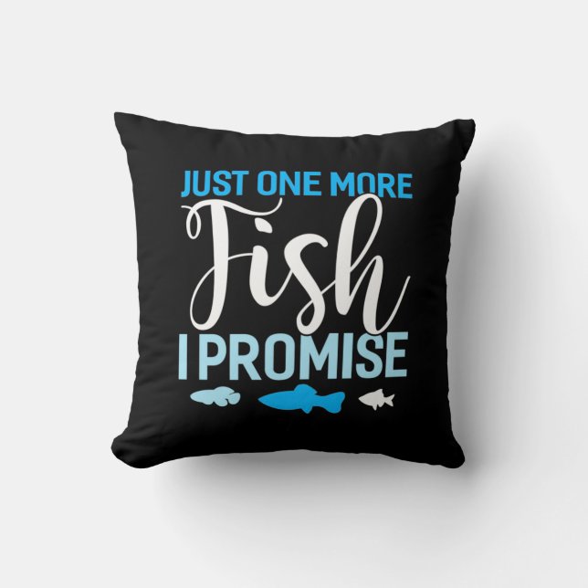Fisher Just One More Fish Cushion (Front)