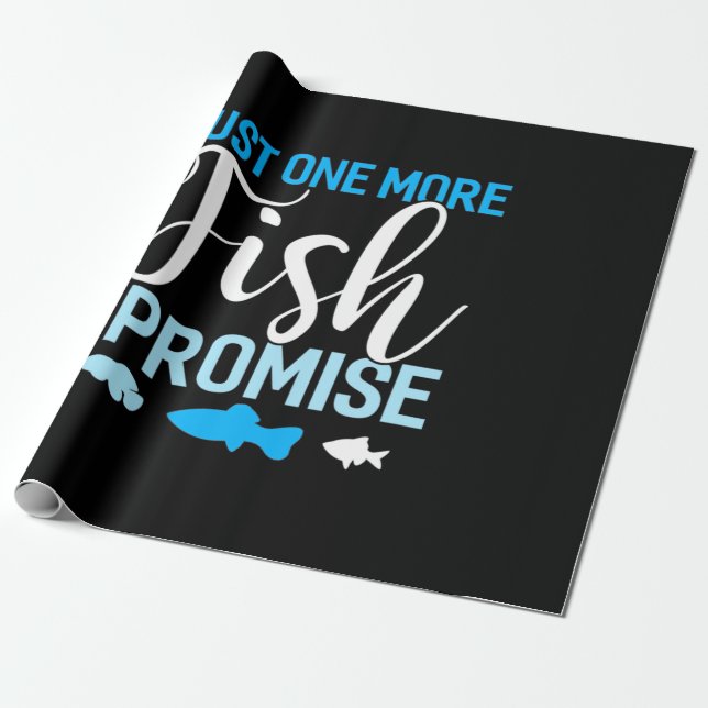Fisher Just One More Fish Wrapping Paper (Unrolled)