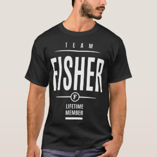 Fisher Personalised Name Birthday Gift T-Shirt