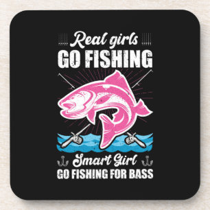 Fisher Smart Girls Go Fishing Coaster