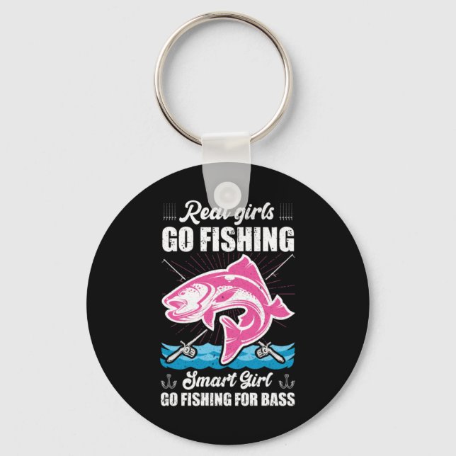 Fisher Smart Girls Go Fishing Key Ring (Front)