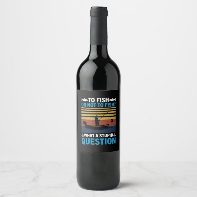 Fisher To Fish Or Not To Fish Wine Label (Front)