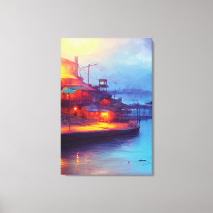 Fisher Village Canvas Print