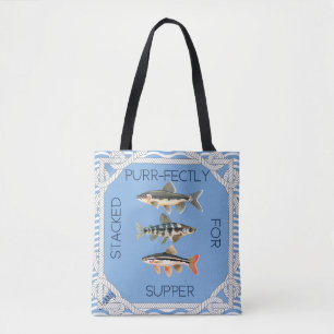 Fisherman Aesthetic Humour for Pet Lovers  Tote Bag