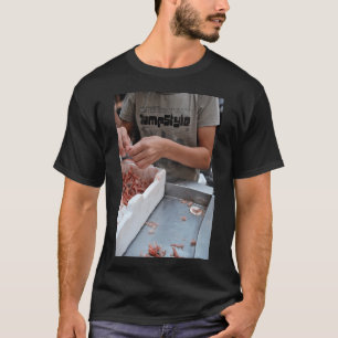 fisherman and shrimps T-Shirt