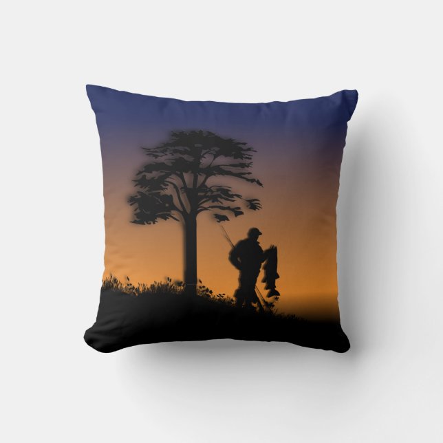 Fisherman at Dusk Cushion (Front)