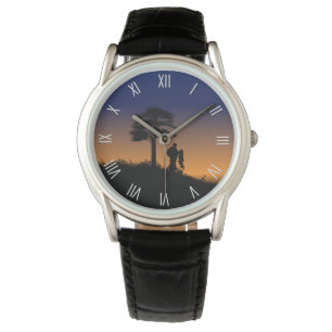 Fisherman at Dusk w/ White Roman Numerals Watch