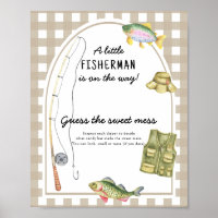 Fisherman baby shower - Guess the sweet mess