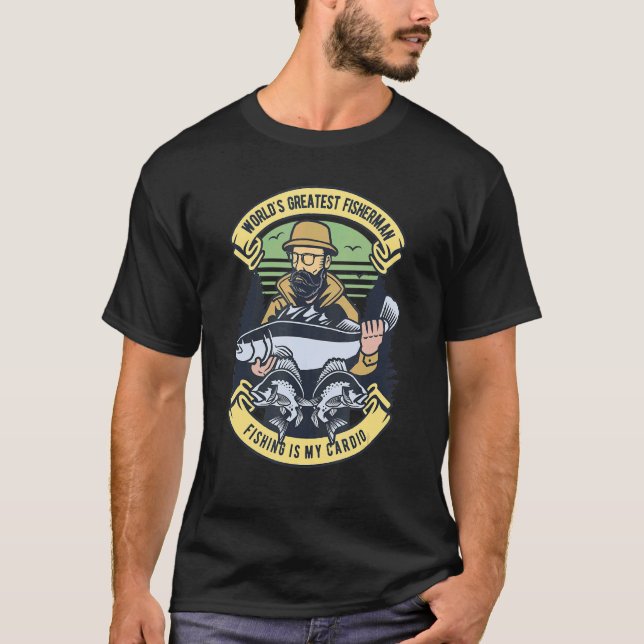 Fisherman Beneath The Water T-Shirt (Front)