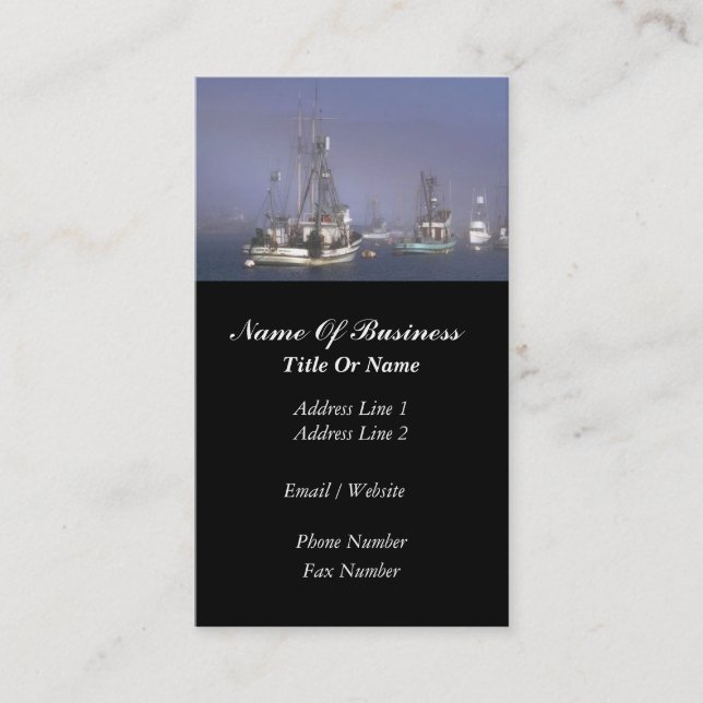 Fisherman Business Card (Front)