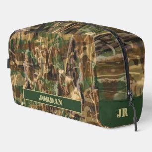 Fisherman Camouflage Camo Print Fishing Dopp Kit