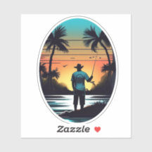 Fisherman Car Sticker