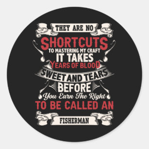 Fisherman Classic Round Sticker