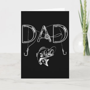 Fisherman Dad Fishing Enthusiast Fish Lover Daddy Card