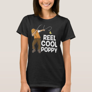 Fisherman Daddy Fishing  poppy from Grandchildren T-Shirt