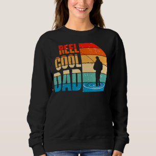 Fisherman Daddy Mens Reel Cool Dad Father's Day Sweatshirt