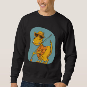 Fisherman Dinosaur Sweatshirt