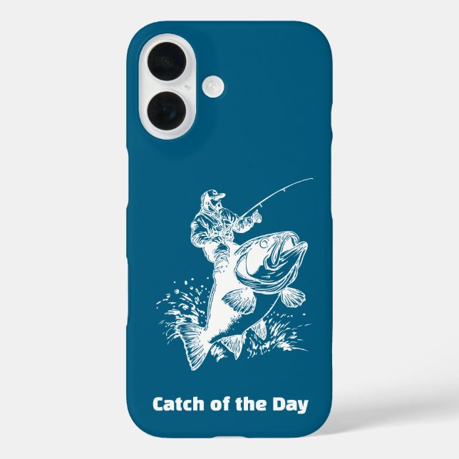 Fisherman, fishing Case-Mate iPhone case (Back)