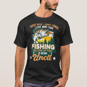 Fisherman Fishing Uncle Reel Cool Uncle T-Shirt