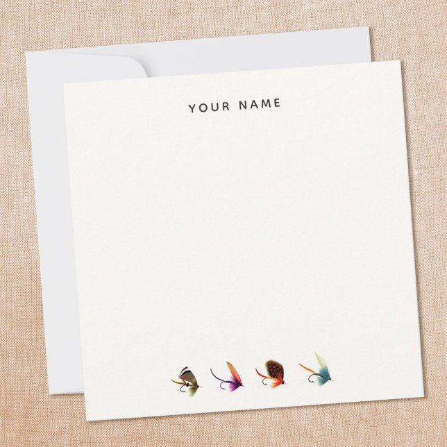 Fisherman Fly Fishing Flies  Card (Creator Uploaded)