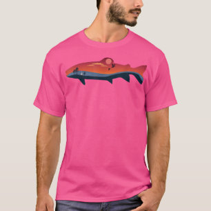 Fisherman Fly Fishing Lover Trout Fish Outdoor Nat T-Shirt