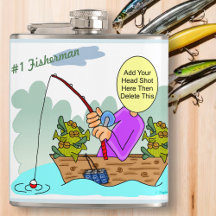 Fisherman Funny Cartoon