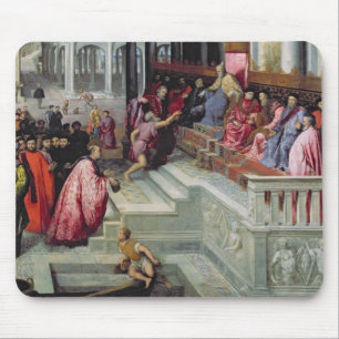 Fisherman Giving the Ring to the Doge of Venice Mouse Pad