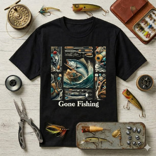 Fisherman Gone Fishing Outdoorsman Men's T-Shirt
