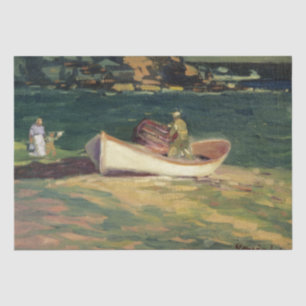 Fisherman in Cape Elizabeth (Maine, USA) Tissue Paper