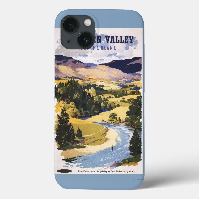 Fisherman in the Eden Valley Case-Mate iPhone Case (Back)