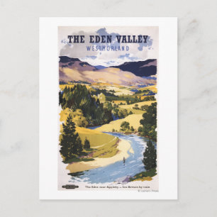 Fisherman in the Eden Valley Postcard